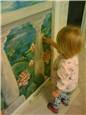 Madeline is finding the frogs.