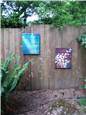 Using plants as stencils for art projects. 

More details in my blog post (http://www.mulchmedia.com/blog/post/2012/07/17/On-the-fence-about-outdoor-decor.aspx)