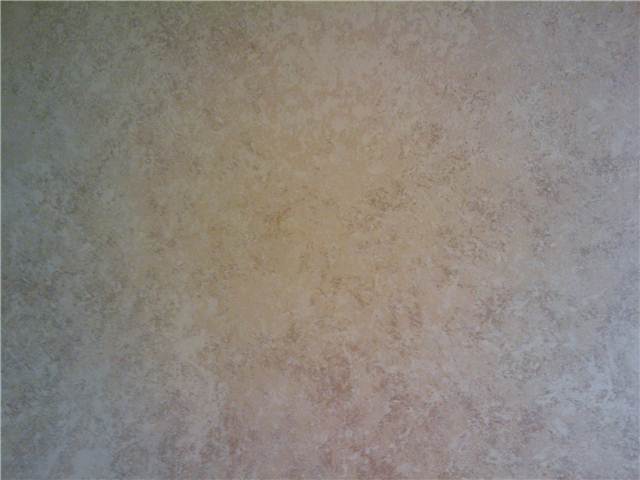 Wall texture. There are 3 colors total. The darker color was the original wall color. I used wadded up plastic bags to sponge on a medium color and a lighter color (the tan mixed with some white). I think it took about 7hrs to do in total.