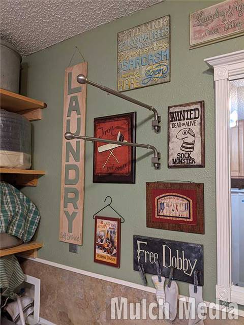 Laundry room nearly complete.