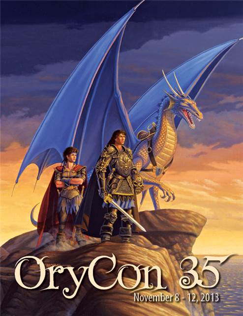 Front page cover of OryCon35 Souvenir Book