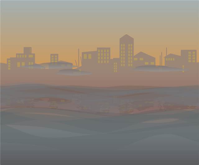 City Sunset
Crash Cart (iOS game) by Appsomniacs
https://itunes.apple.com/us/app/crash-cart/id665173771?mt=8