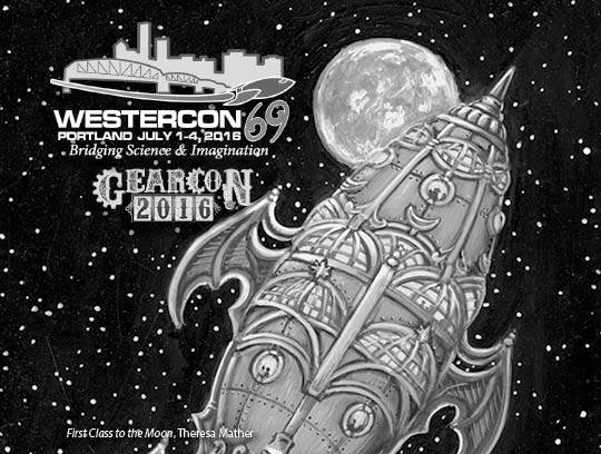 Front page cover of Westercon 69 Pocket Program